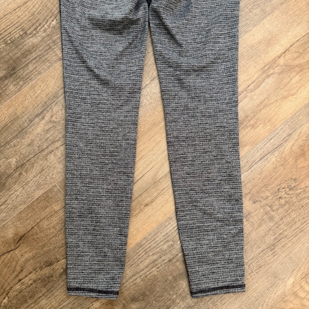 Prana Space Dye Knit Leggings Gray Blue High Rise Yoga Tights Womens S Gorpcore - Picture 6 of 9
